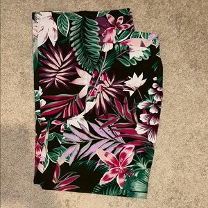 New York & Company Floral Wide Leg Pants